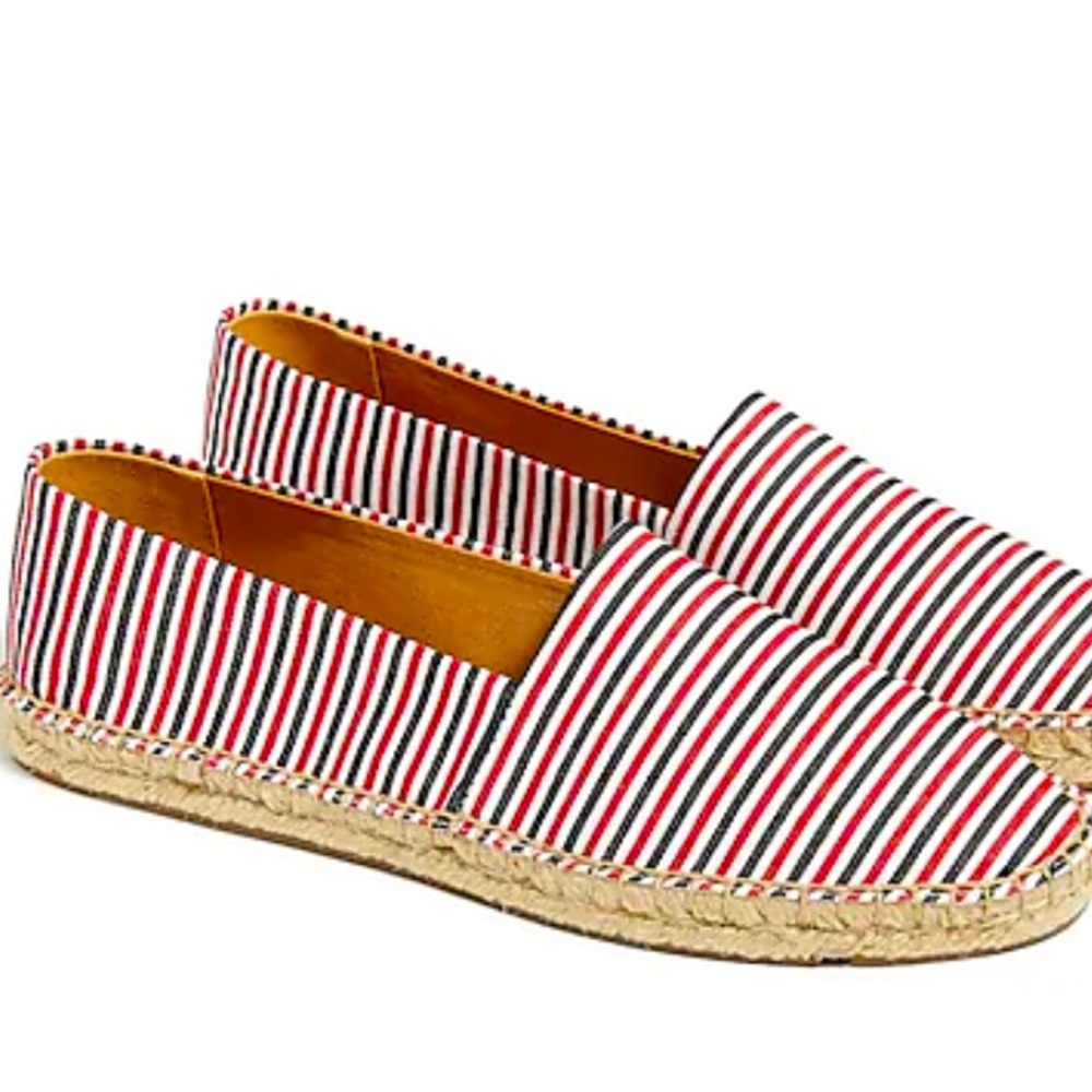 J Crew Espadrille Slip On Shoes